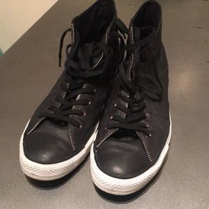 Men’s size 13 Motorcycle Leather Converse.